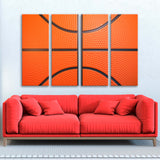 Basketball Ball Background Canvas Print SKU 10805