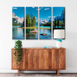 Spirit Island Jasper National Park Canvas Print SKU 10903