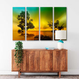 Beautiful Shine on the Sea Canvas Print SKU 10715