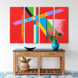 Abstract Geometric Pattern Canvas Print SKU 10810