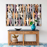 People Silhouettes Canvas Print SKU 10560