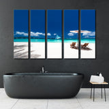 Beach in the Caribbean Canvas Print SKU 10428