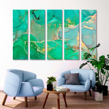 Emerald Abstract Canvas Print SKU 10233