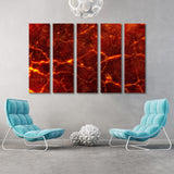 Hot Lava Abstract Canvas Print SKU 10105