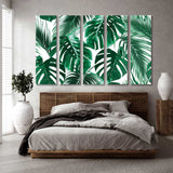 Tropical Leaves Wall Decor, Canvas Print SKU 10454