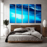 Seabed With Blue Wave Canvas Print SKU 10400