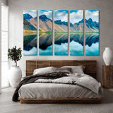 Mountains on the Icelandic Coast Canvas Print SKU 10512