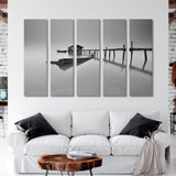 Old Abandoned Fisherman Jetty Canvas Print SKU 10113