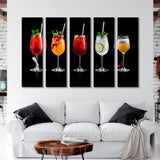 Cocktail Set Canvas Print SKU 10472