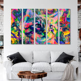 Cat Head Graffiti Canvas Print SKU 10323