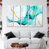 Abstraction Blue Flash Canvas Print SKU 10201