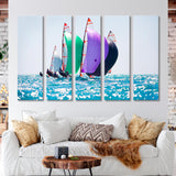 Sailing Regatta Canvas Print SKU 10110