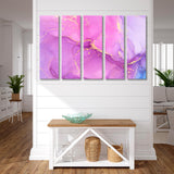 Unique Pink Abstract Canvas Print SKU 10250