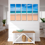 Tropical Beach and Sea Canvas Print SKU 10917