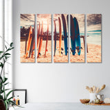 Surfboards Canvas Print SKU 10118