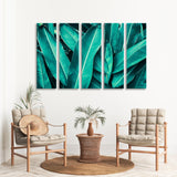 Tropical Leaves Canvas Print SKU 10334