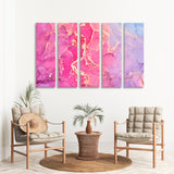 Trendy Pink & Gold Canvas Print SKU 10231