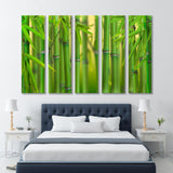 Bamboo Print Canvas Print SKU 10571