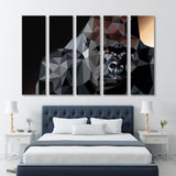 Abstract Gorilla Canvas Print SKU 10562