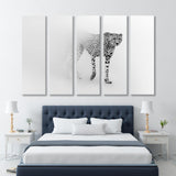 Cheetah Black and White Canvas Print SKU 10310