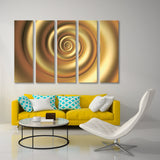 Golden Spiral 3D Canvas Print SKU 10820