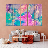 Coloured Abstract Canvas Print SKU 10234