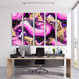 Abstract Purple Swirl Canvas Print SKU 10197