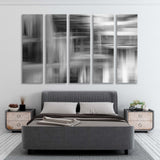 Abstract Blurred Background Black White Canvas Print SKU 10188