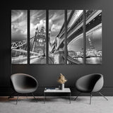 Tower Bridge at Night in London Canvas Print SKU 10396