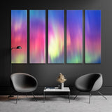 Blurred Northern Lights Canvas Print SKU 10730