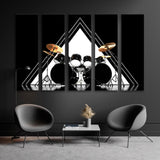 Drums on a Pyramid Background Canvas Print SKU 10529