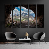 Panorama from the Artificial Caves Canvas Print SKU 10945