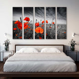 Poppies on the Meadow Canvas Print SKU 10408