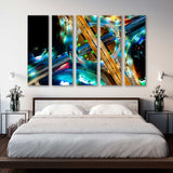 Night Highway Canvas Print SKU 10869