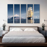 Sea Sailboat Canvas Print SKU 10483