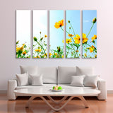 Yellow Flowers and Blue Sky Canvas Print SKU 10731