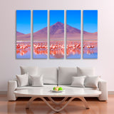 Pink Flamingos in Bolivia Canvas Print SKU 10721