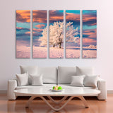 Snow Сovered Тree on a Winter Day Canvas Print SKU 10634