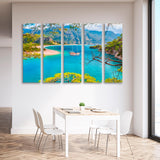 Blue Lagoon and Oludeniz Beach Turkey Canvas Print SKU 10785