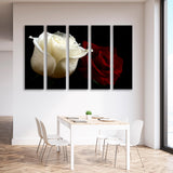 Red and White Roses Canvas Print SKU 10365