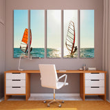 Pair of Windsurfers Canvas Print SKU 10500