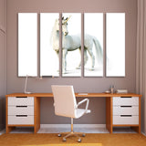 Mythical White Unicorn Canvas Print SKU 10864