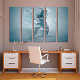 Abstract Tennis Player Canvas Print SKU 10883