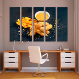 Chicken Nuggets with French Fries Canvas Print SKU 10748