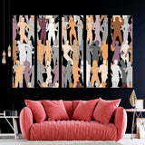 People Silhouettes Canvas Print SKU 10560