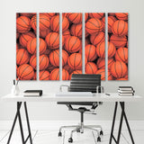 Basketball Вalls Вackground Canvas Print SKU 10826