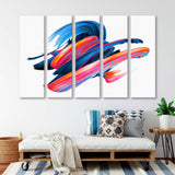 Colorful Curl Canvas Print SKU 10811