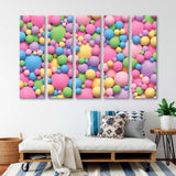 Multicolored Bright Balloons Canvas Print SKU 10823