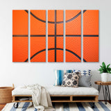 Basketball Ball Background Canvas Print SKU 10805