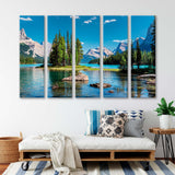 Spirit Island Jasper National Park Canvas Print SKU 10903